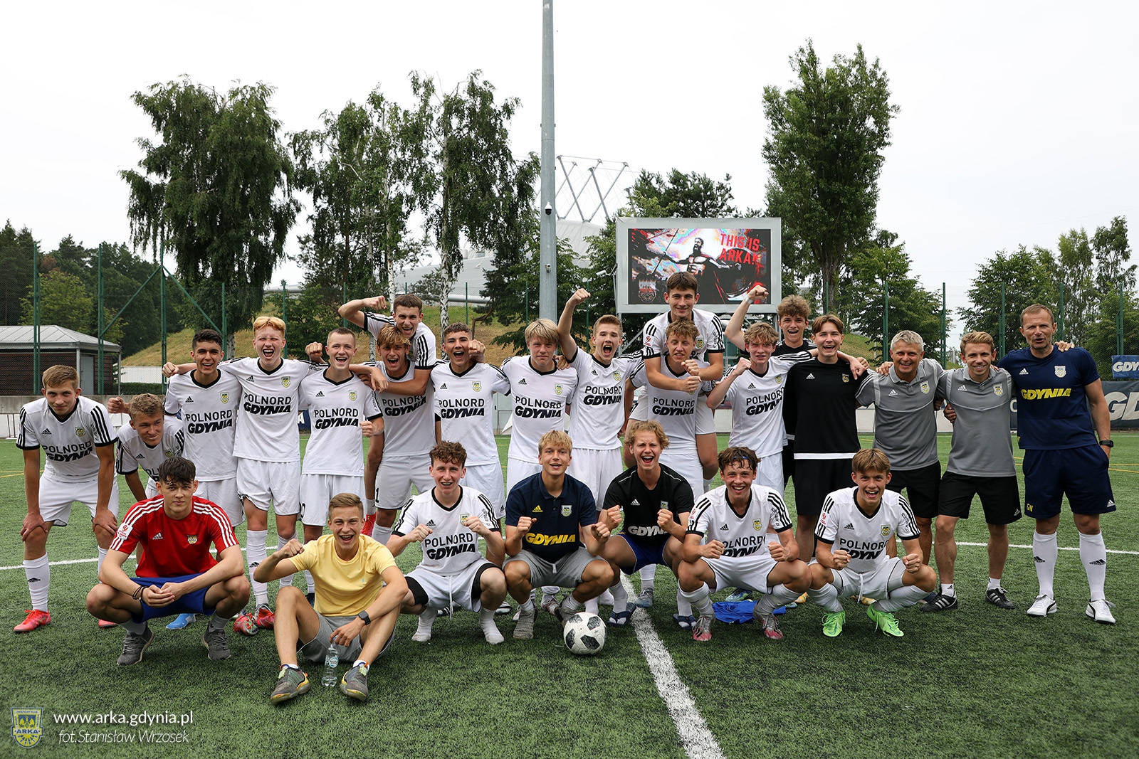 Mecz o awans CLJ U17: Arka Gdynia - Arkonia Szczecin 4:0