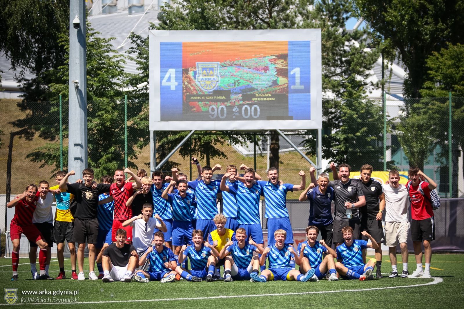 U17: Arka Gdynia - Salos Szczecin 4:1