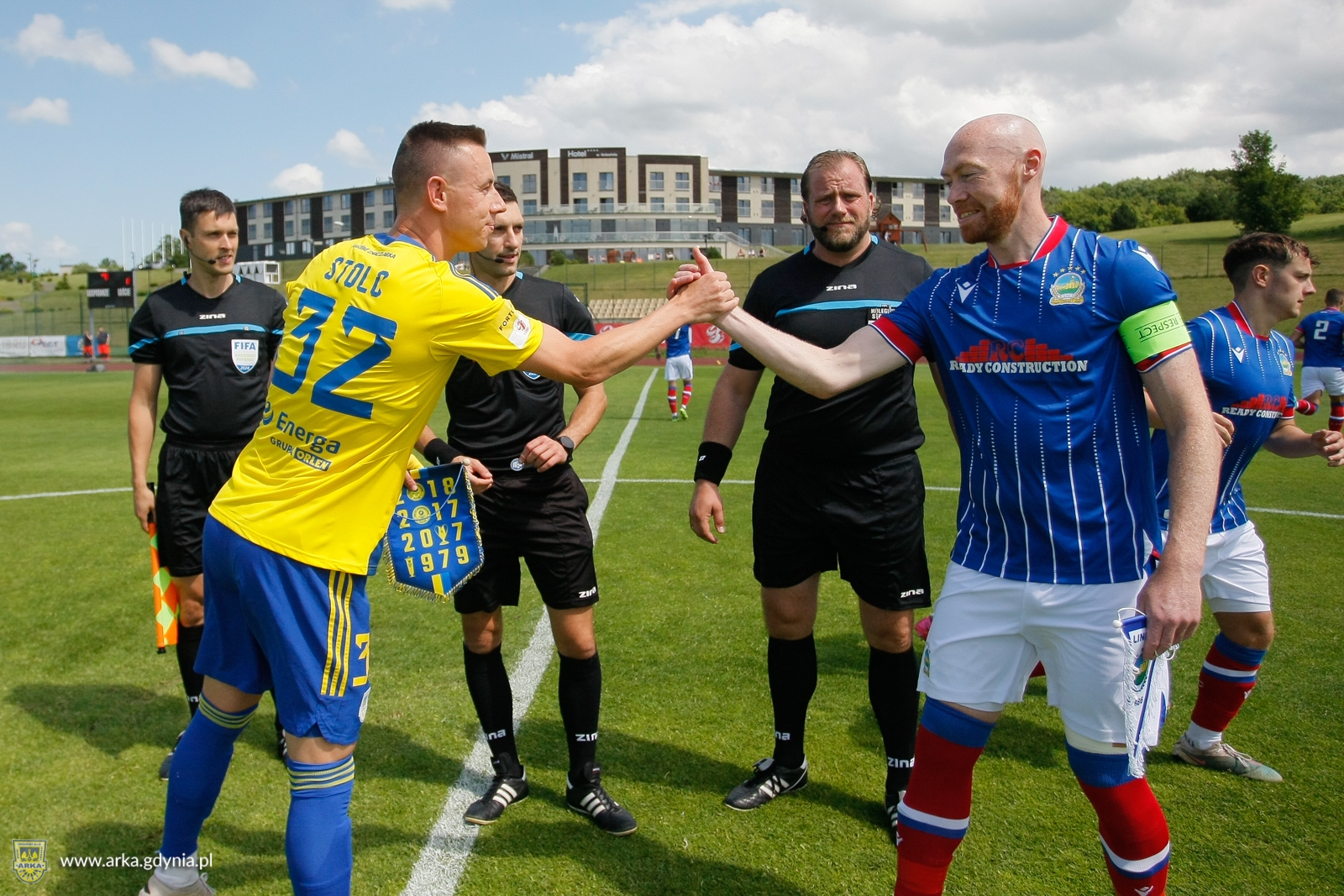 Sparing nr 1: Arka Gdynia - Linfield Belfast